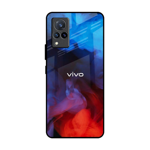 Dim Smoke Vivo V21 Glass Back Cover Online