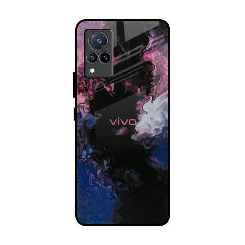 Smudge Brush Vivo V21 Glass Back Cover Online