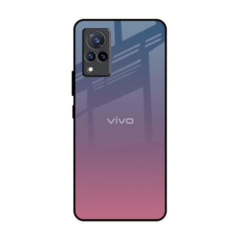 Pastel Gradient Vivo V21 Glass Back Cover Online