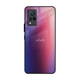 Multi Shaded Gradient Vivo V21 Glass Back Cover Online