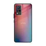 Dusty Multi Gradient Vivo V21 Glass Back Cover Online