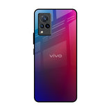 Magical Color Shade Vivo V21 Glass Back Cover Online