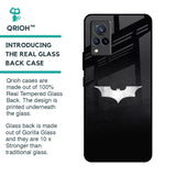 Super Hero Logo Glass Case for Vivo V21