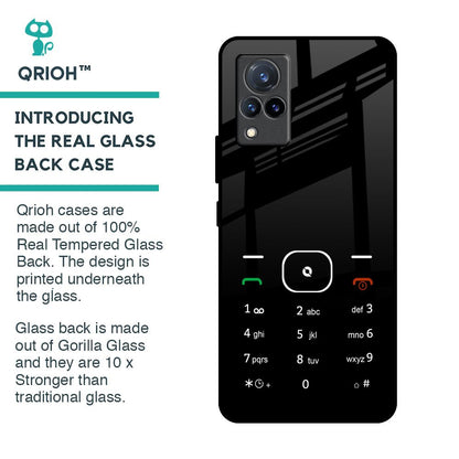 Classic Keypad Pattern Glass Case for Vivo V21