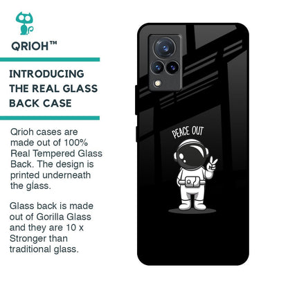 Peace Out Astro Glass Case for Vivo V21