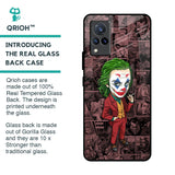 Joker Cartoon Glass Case for Vivo V21