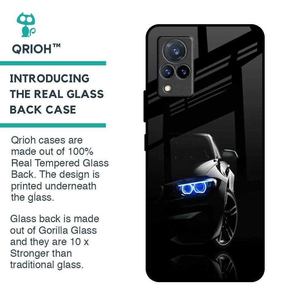 Car In Dark Glass Case for Vivo V21