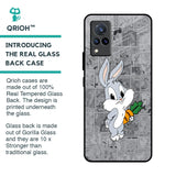 Cute Baby Bunny Glass Case for Vivo V21