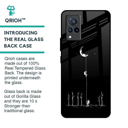 Catch the Moon Glass Case for Vivo V21