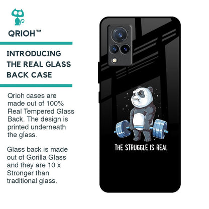 Real Struggle Glass Case for Vivo V21