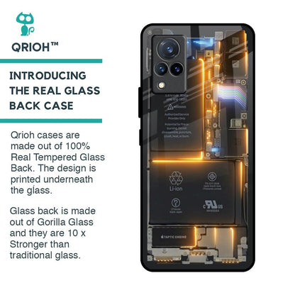 Glow Up Skeleton Glass Case for Vivo V21