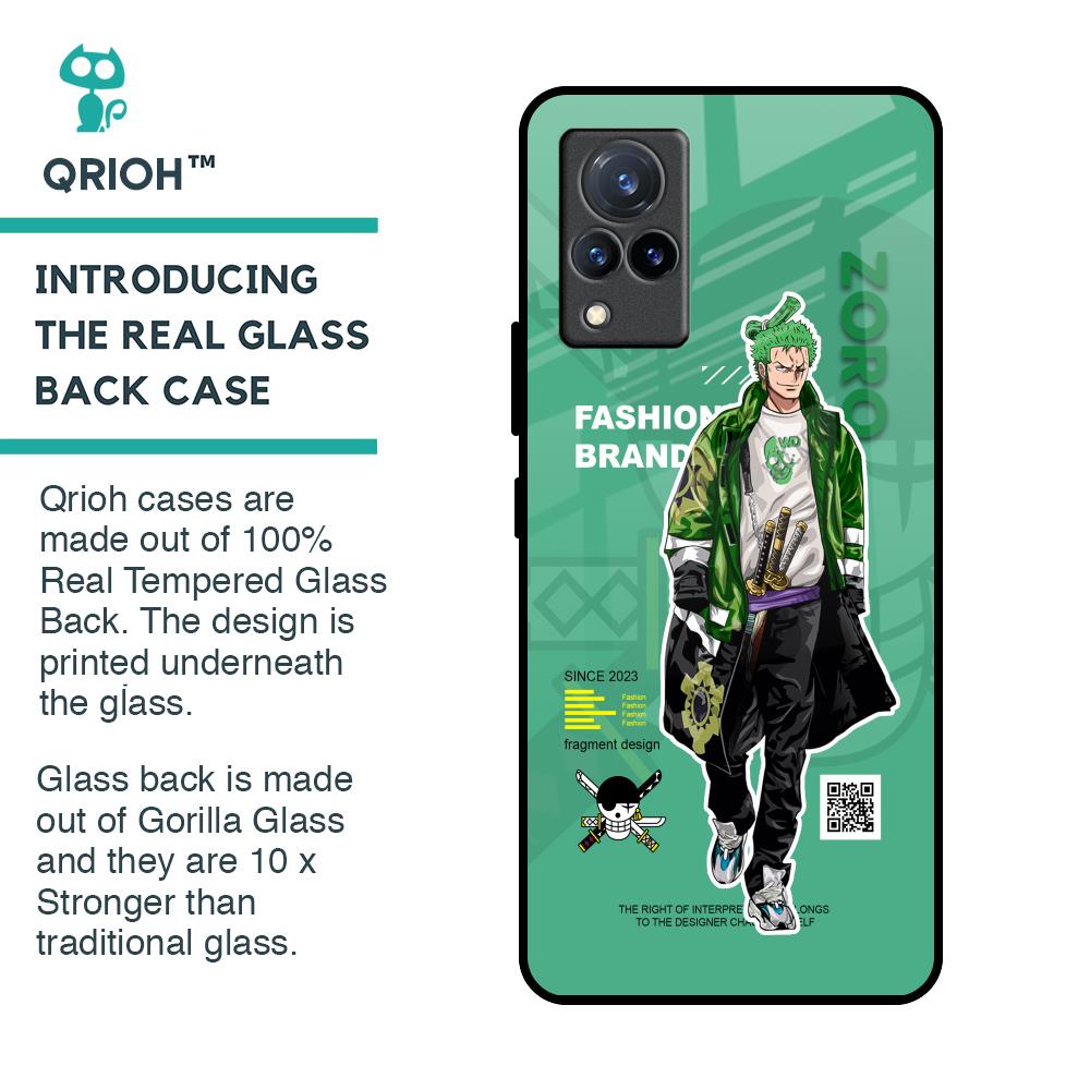 Zoro Bape Glass Case for Vivo V21
