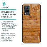 Timberwood Glass Case for Vivo V21