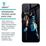 Mahakal Glass Case For Vivo V21