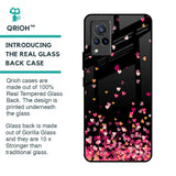 Heart Rain Fall Glass Case For Vivo V21