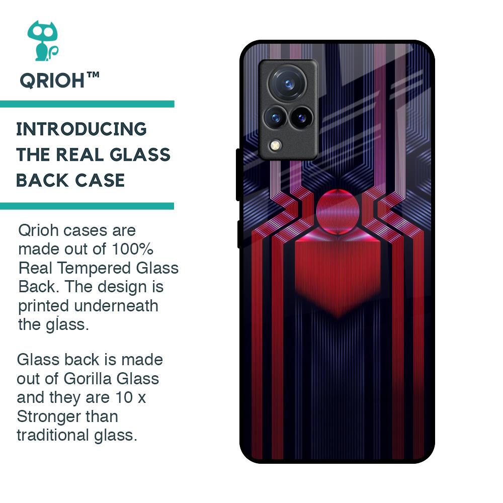 Super Art Logo Glass Case For Vivo V21