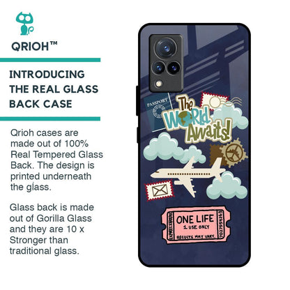 Tour The World Glass Case For Vivo V21