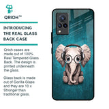 Adorable Baby Elephant Glass Case For Vivo V21