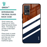 Bold Stripes Glass Case for Vivo V21