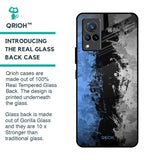 Dark Grunge Glass Case for Vivo V21