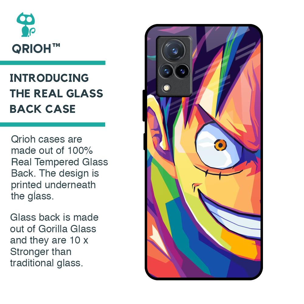 Monkey Wpap Pop Art Glass Case for Vivo V21