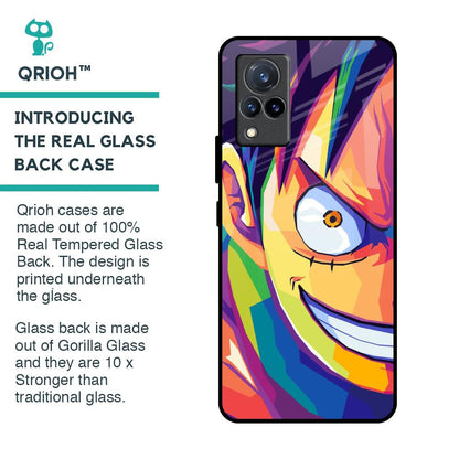 Monkey Wpap Pop Art Glass Case for Vivo V21
