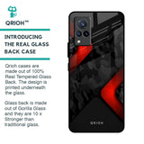 Modern Camo Abstract Glass Case for Vivo V21