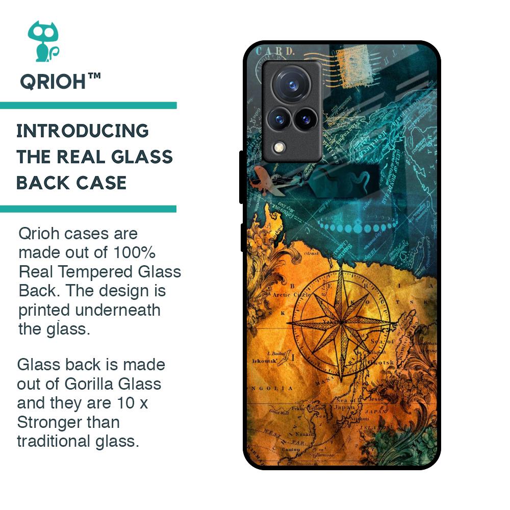 Architecture Map Glass Case for Vivo V21