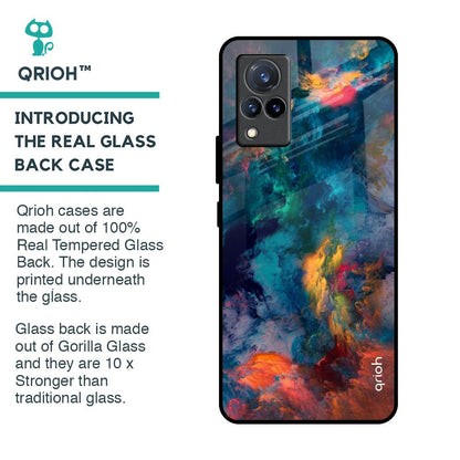 Cloudburst Glass Case for Vivo V21
