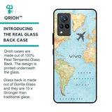 Fly Around The World Glass Case for Vivo V21