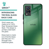 Green Grunge Texture Glass Case for Vivo V21