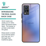 Blue Aura Glass Case for Vivo V21