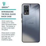 Space Grey Gradient Glass Case for Vivo V21