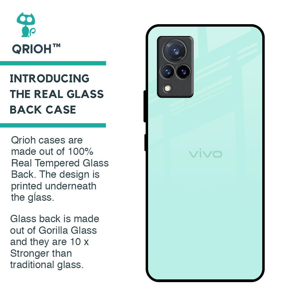 Teal Glass Case for Vivo V21