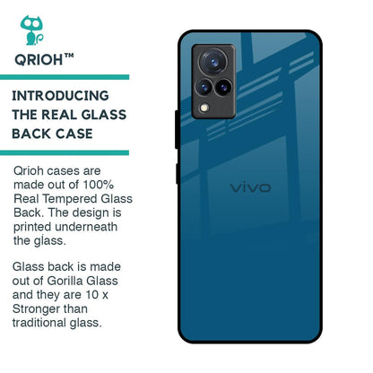 Cobalt Blue Glass Case for Vivo V21