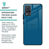 Cobalt Blue Glass Case for Vivo V21