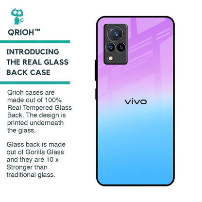 Unicorn Pattern Glass Case for Vivo V21