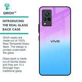 Unicorn Pattern Glass Case for Vivo V21