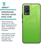 Paradise Green Glass Case For Vivo V21