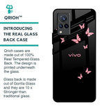 Fly Butterfly Glass Case for Vivo V21