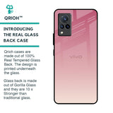Blooming Pink Glass Case for Vivo V21