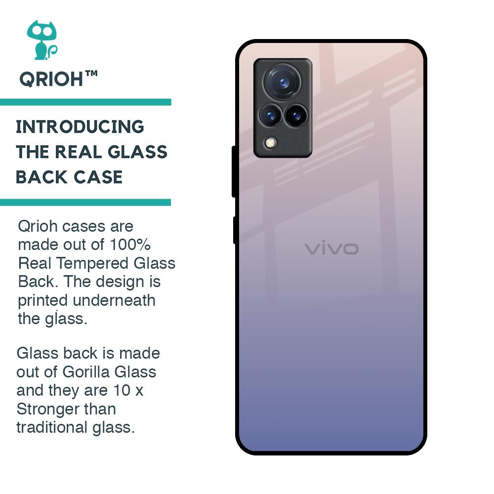 Rose Hue Glass Case for Vivo V21