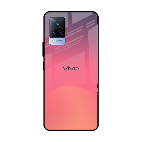 Sunset Orange Vivo V21 Glass Cases & Covers Online