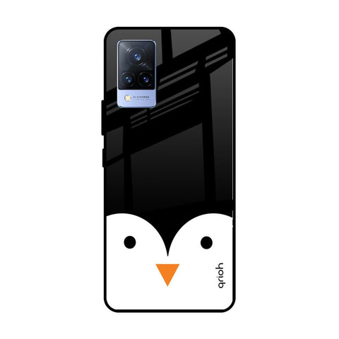 Cute Penguin Vivo V21 Glass Cases & Covers Online