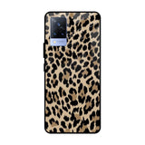 Leopard Seamless Vivo V21 Glass Cases & Covers Online