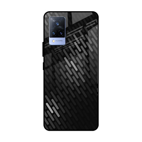 Dark Abstract Pattern Vivo V21 Glass Cases & Covers Online