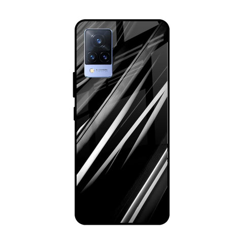 Black & Grey Gradient Vivo V21 Glass Cases & Covers Online