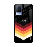 Abstract Arrow Pattern Vivo V21 Glass Cases & Covers Online