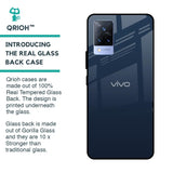 Overshadow Blue Glass Case For Vivo V21