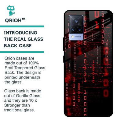 Let's Decode Glass Case For Vivo V21